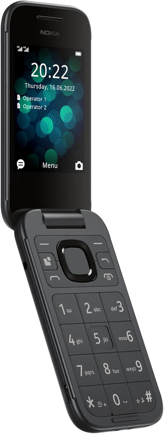 Nokia unlocked, 2660 Flip, 2,8-Zoll-Display, grosse Tasten, toller Sound, Zoom-UI, Notfall-Taste, Dr