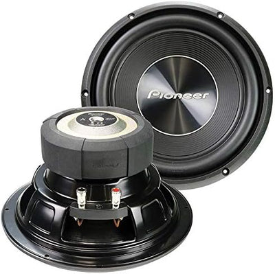 Pioneer TS-A250D4 Subwoofer mit Doppelschwingspule für den Gehäuseeinbau (1.300 W), 25 cm/10", IMPP