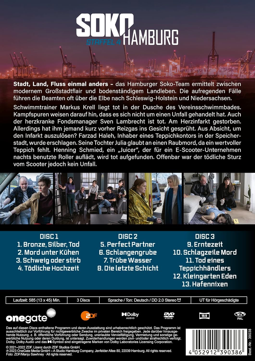 Soko Hamburg Staffel 4, DVD