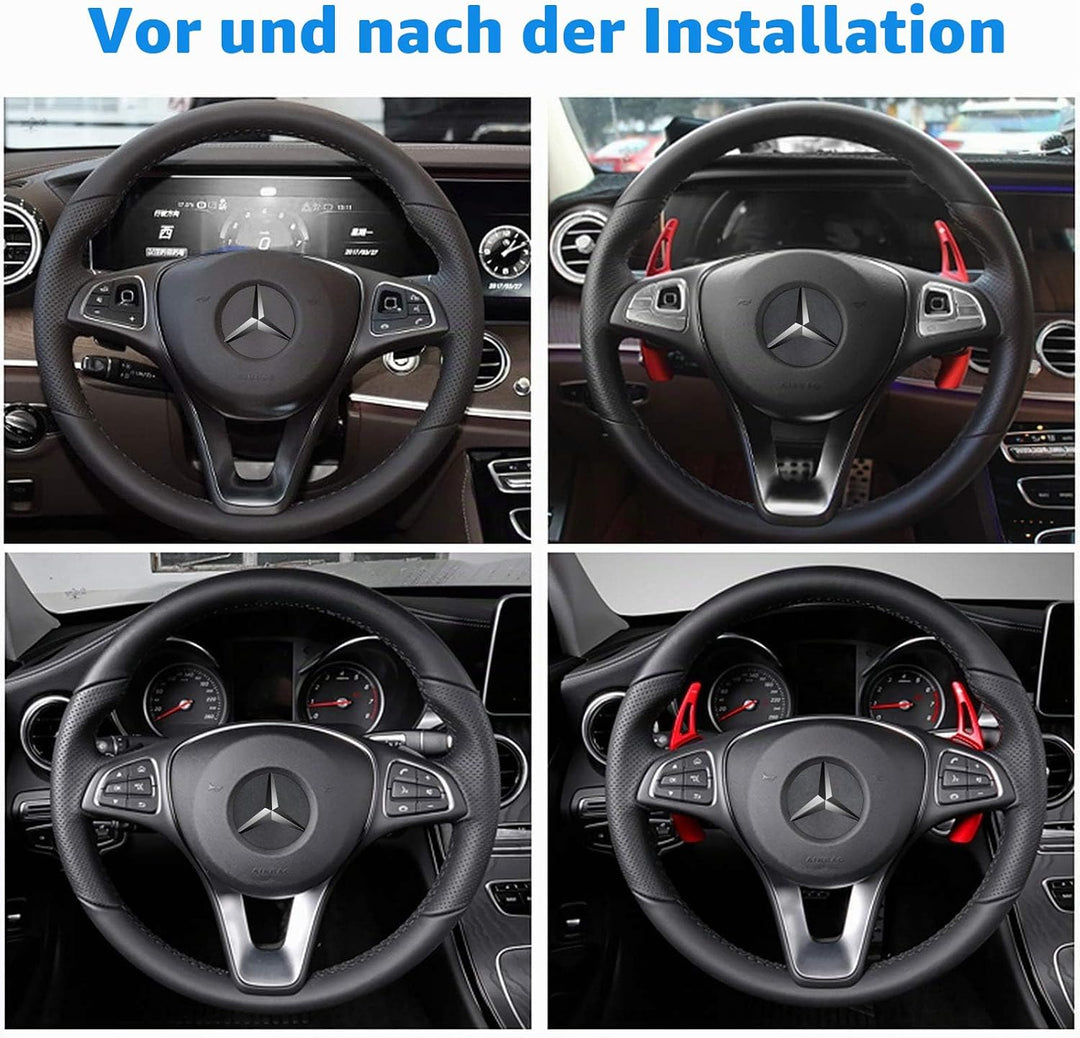 TTCR-II schaltwippen verlängerung, lenkrad schaltwippen Kompatibel mit Mercedes Benz(Pour:2019-2020