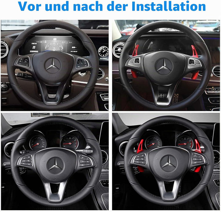 TTCR-II schaltwippen verlängerung, lenkrad schaltwippen Kompatibel mit Mercedes Benz(Pour:2019-2020