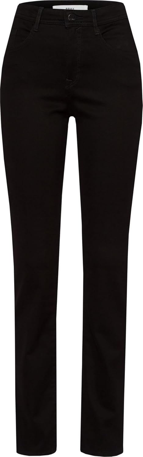 BRAX Damen Style Mary Winter Dream Hose 27W / 30L Schwarz, 27W / 30L Schwarz