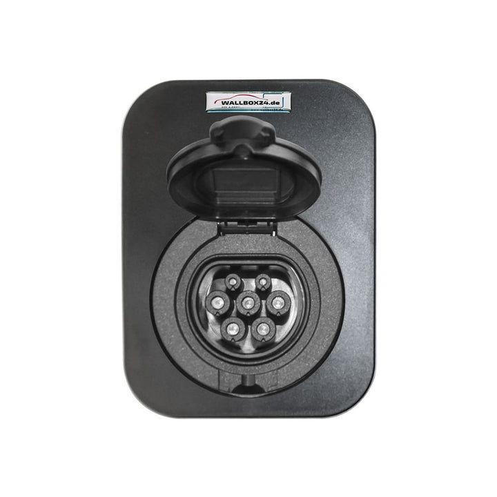 Wallbox24 Aufbau Steckdose IP54 3 Ph 400V 32A Typ 2 Wallbox Ladestation Ersatz Wallbox24