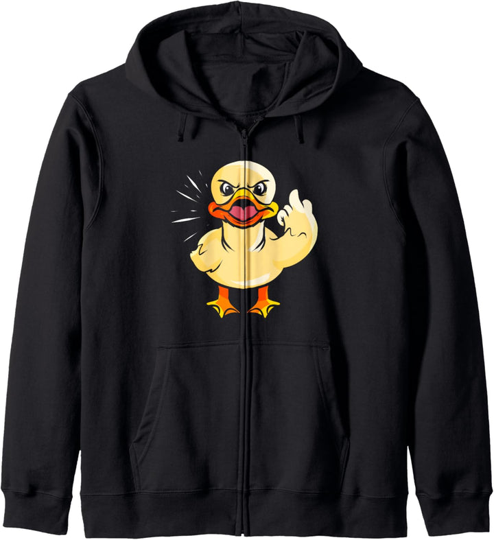 Ente Lustiges Geschenk für Enten Fan Entchen Ententeich Kapuzenjacke