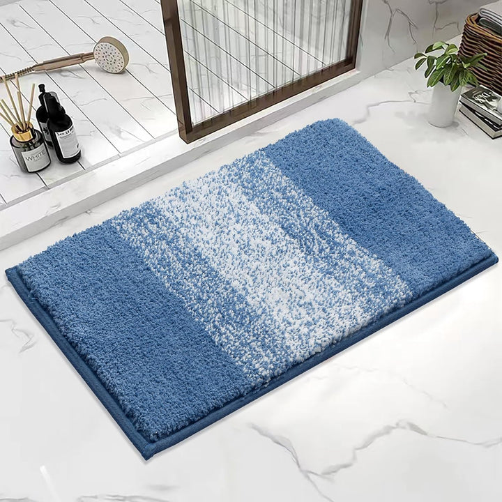 Weich Gross Badematten 80 x 120 cm, Badezimmerteppich Badteppich rutschfeste Wasserabsorbierend Badv