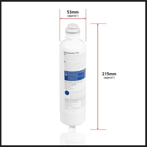 Eisfilter Wasserfilter Kartuschen Kühlschrank Side by Side Filter kompatibel für Bosch Siemens Neff