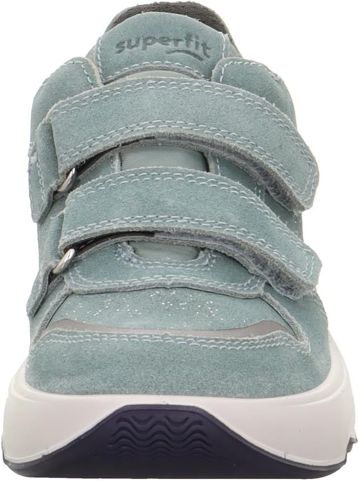 Superfit Mädchen Melody Sneaker 25 EU Schmal Hellgrün Silber 7500, 25 EU Schmal Hellgrün Silber 7500