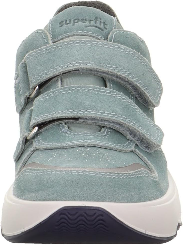 Superfit Mädchen Melody Sneaker 25 EU Schmal Hellgrün Silber 7500, 25 EU Schmal Hellgrün Silber 7500