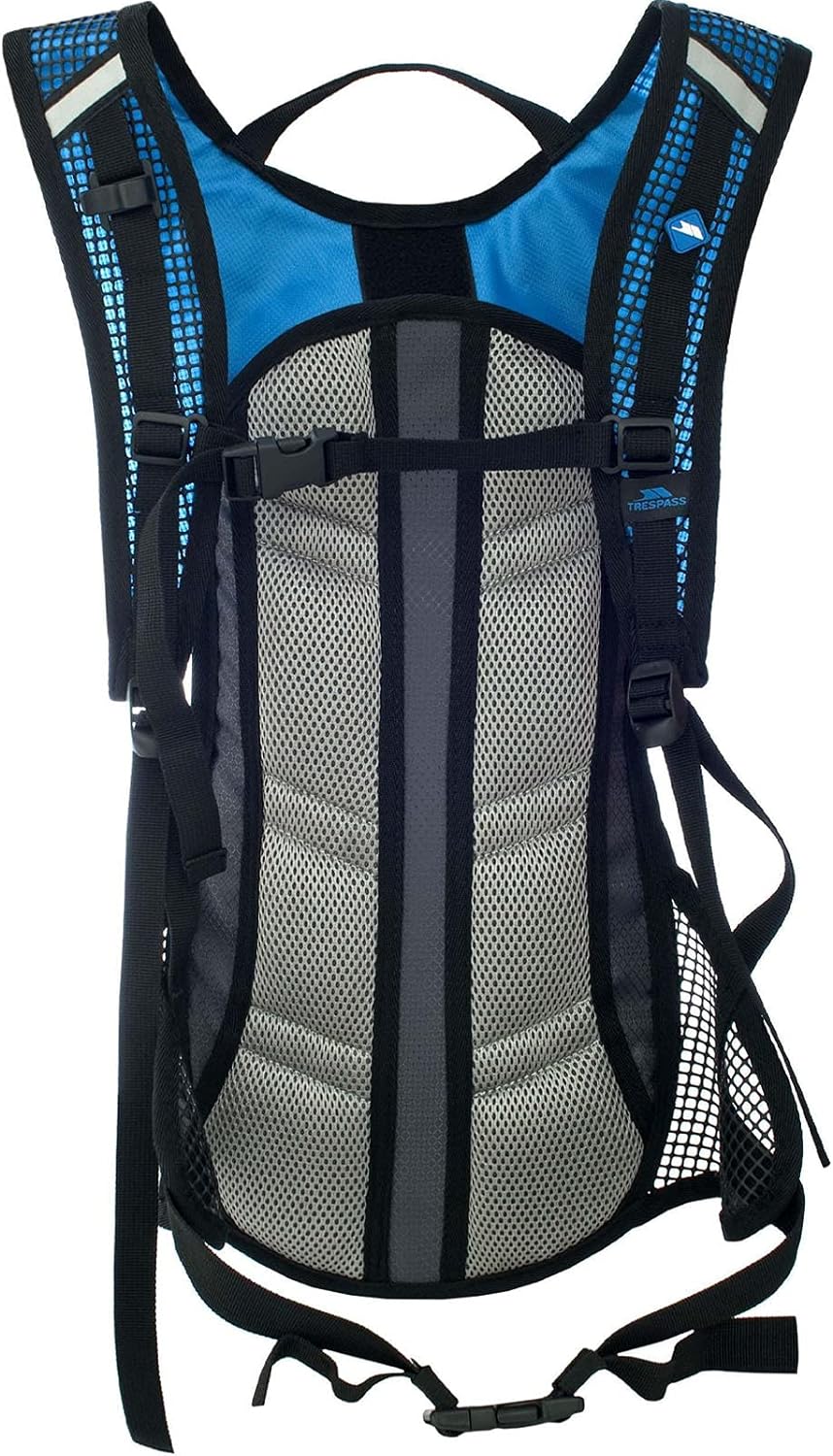 Trespass Mirror, Rucksack 15 Liter mit Hüftgurt & 2 Liter Wasserreservoir / Trinkblase / Hydration P