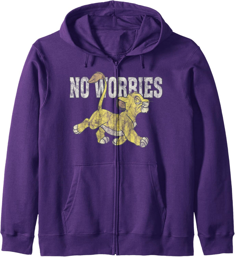 Disney The Lion King Simba No Worries Simple Kapuzenjacke