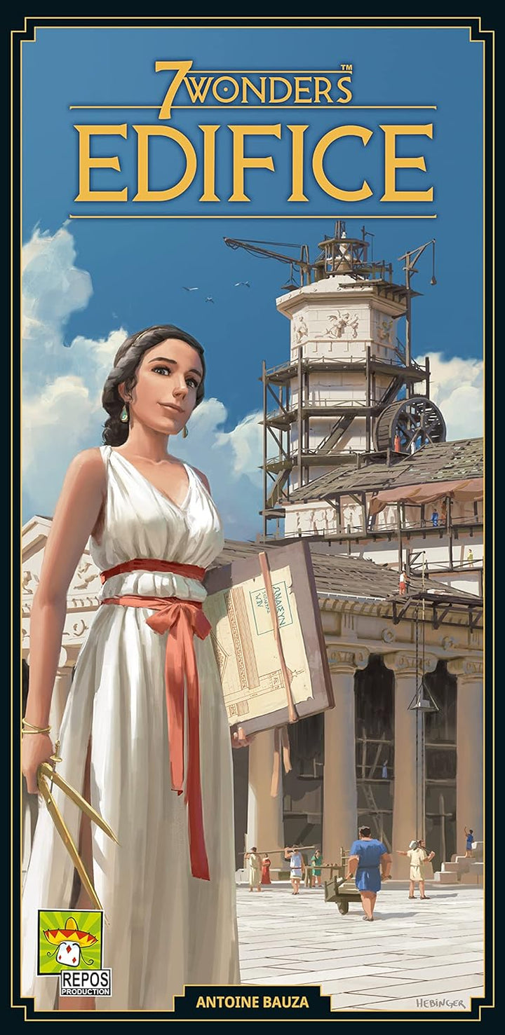 Asmodee | Repos Production | 7 Wonders – Edifice | Erweiterung | Kennerspiel | Strategiespiel | 3-7