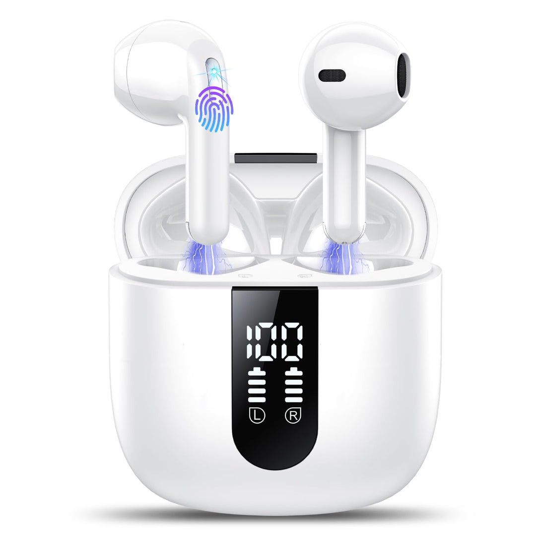 Bluetooth Kopfhörer, In Ear Kopfhörer Kabellos Bluetooth 5.4 Kabellose Kopfhörer mit 4 Mic, 2026 Kab