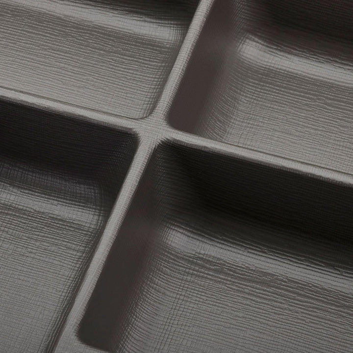 SO-BOX 3 Besteckkasten Breite 39,1 cm, Tiefe 47,3 cm mit anthraziter Kanvas-Struktur für 50er Schubl