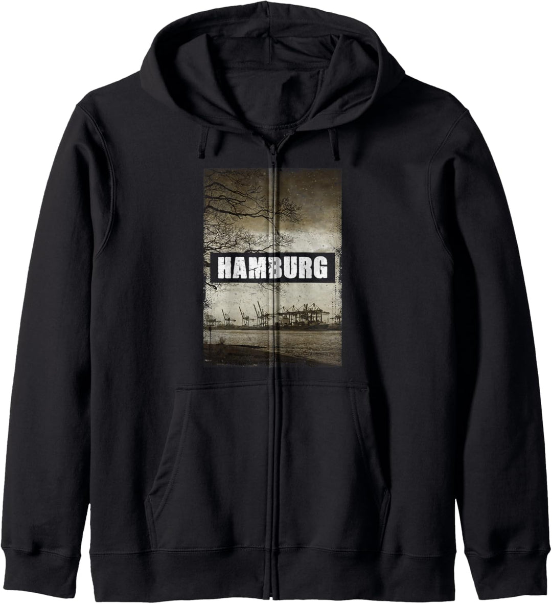 Moin Hamburger Streetwear Stadt Hamburg Kapuzenjacke
