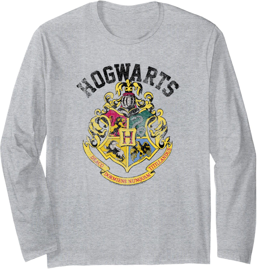 Harry Potter Hogwarts Crest Langarmshirt