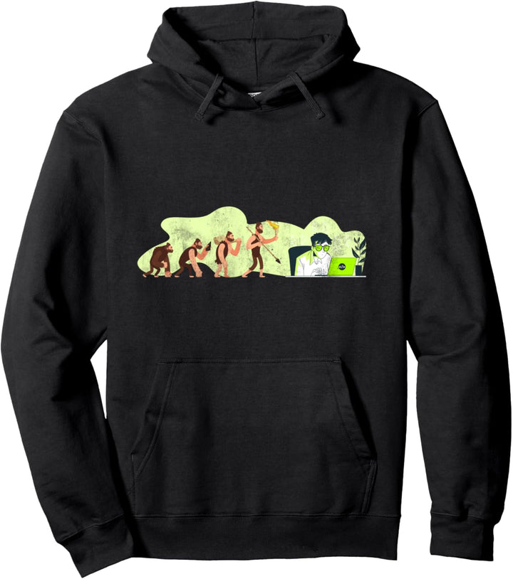 Software Entwickler Geschenk Nerd Evolution Programmierer Pullover Hoodie