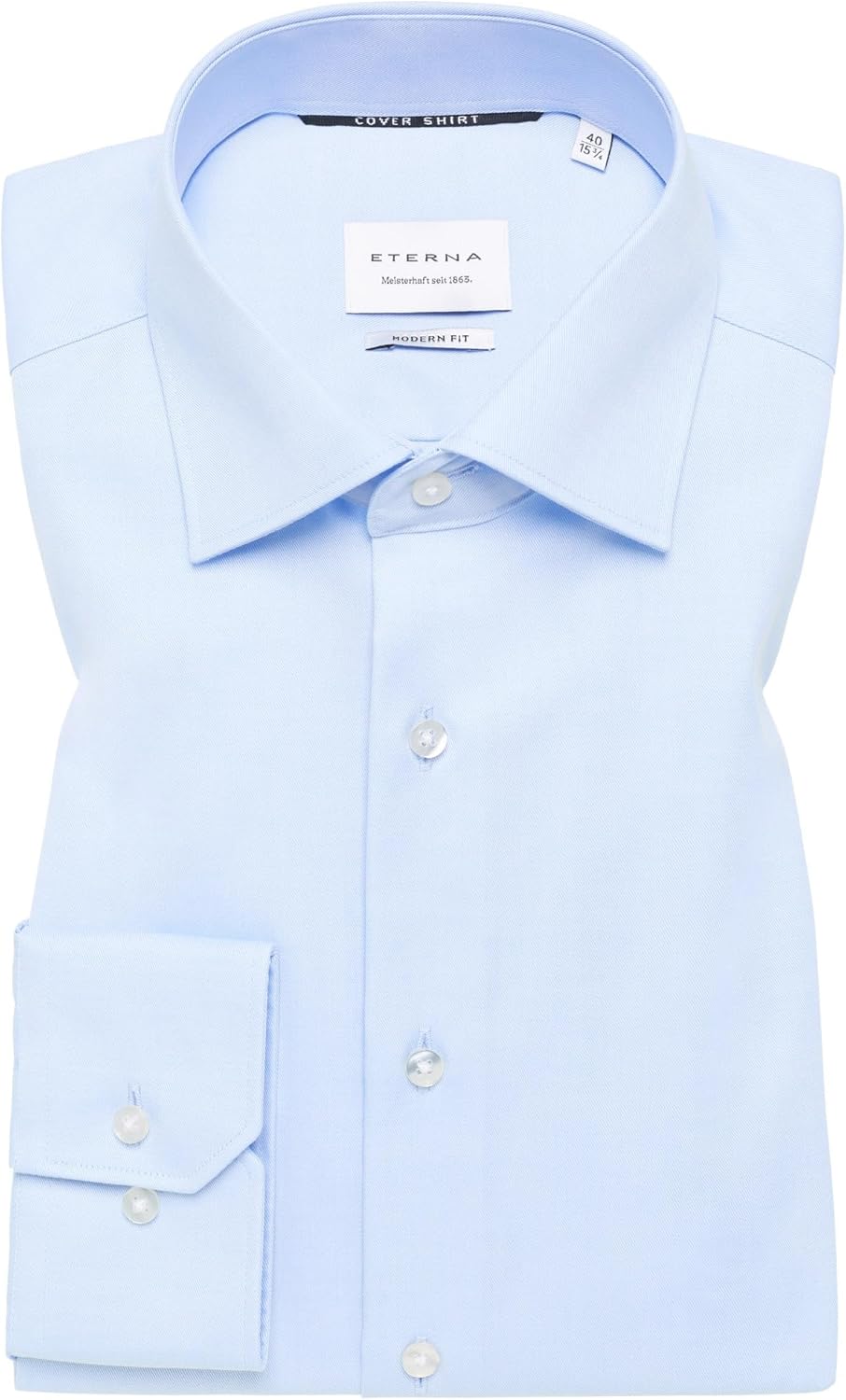 ETERNA Herren Cover Shirt MODERN FIT 41 Hellblau, 41 Hellblau