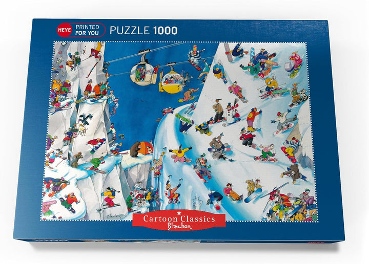 Snowboards - Blachon - Cartoon Classics - Premium 1000 Teile Puzzle - MyPuzzle Sonderkollektion von