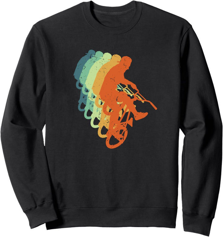 BMX, Herren, Jungen, Bike, Reiter, Retro Vintage Sweatshirt
