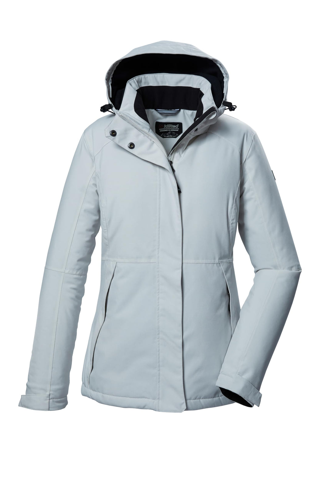 Killtec Damen Kow 37 Wmn Jckt Funktionsjacke/Outdoorjacke mit abzippbarer Kapuze (1er Pack) 40 cloud