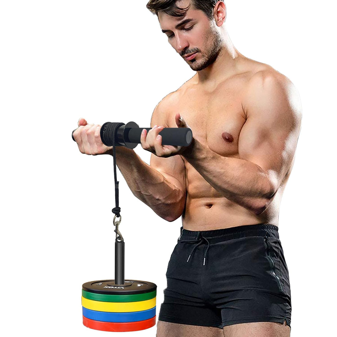 Unterarmtrainer Hochwertiger Handgelenkroller Profi Hand und Handgelenkstrainer Gym Wrist Curl Exerc