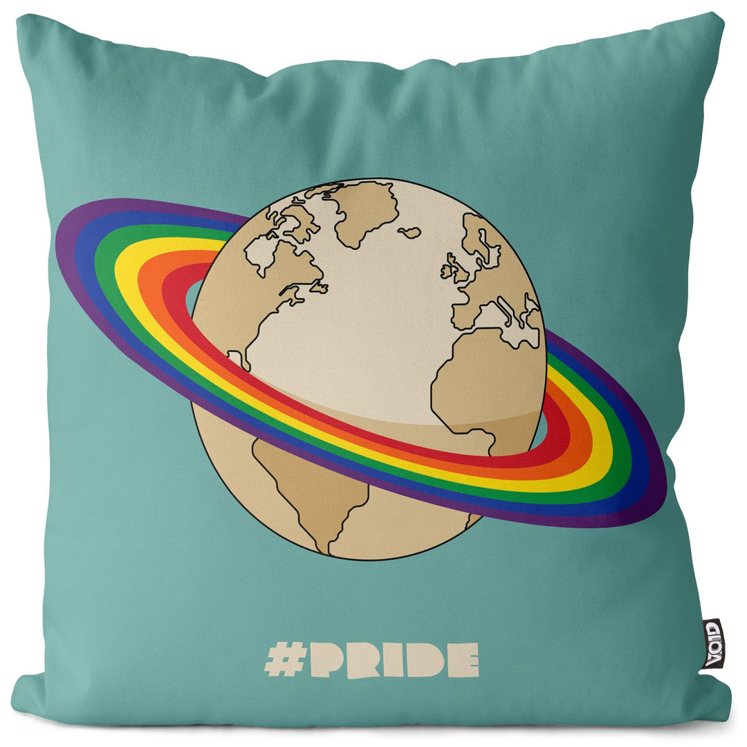 VOID Rainbow World LGBTQ Kissenbezug Kissenhülle Polyester wasserfest Outdoor Indoor, Kissen Grösse: