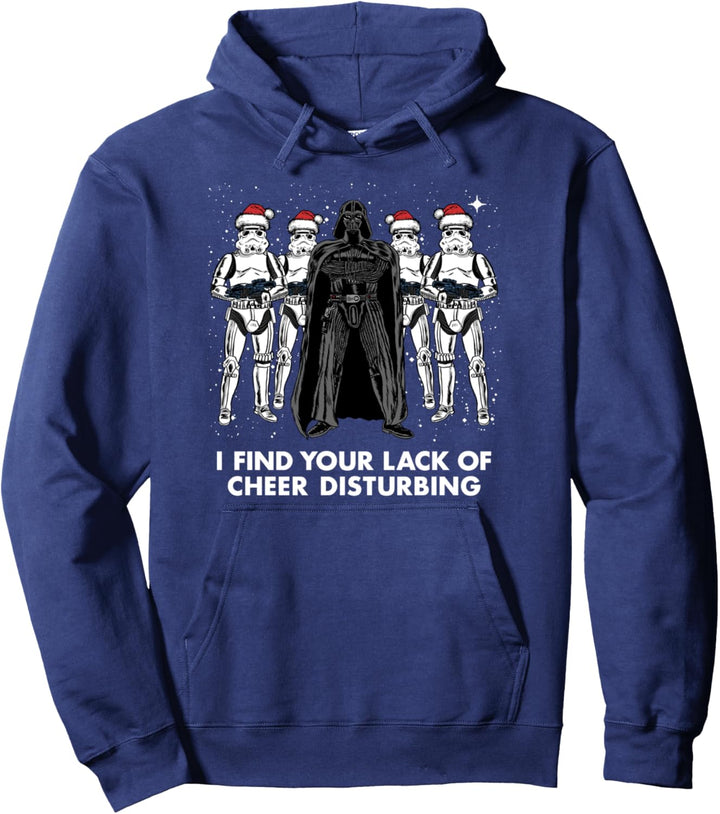 Star Wars Darth Vader Lack Of Cheer Santa Hats Poster Pullover Hoodie