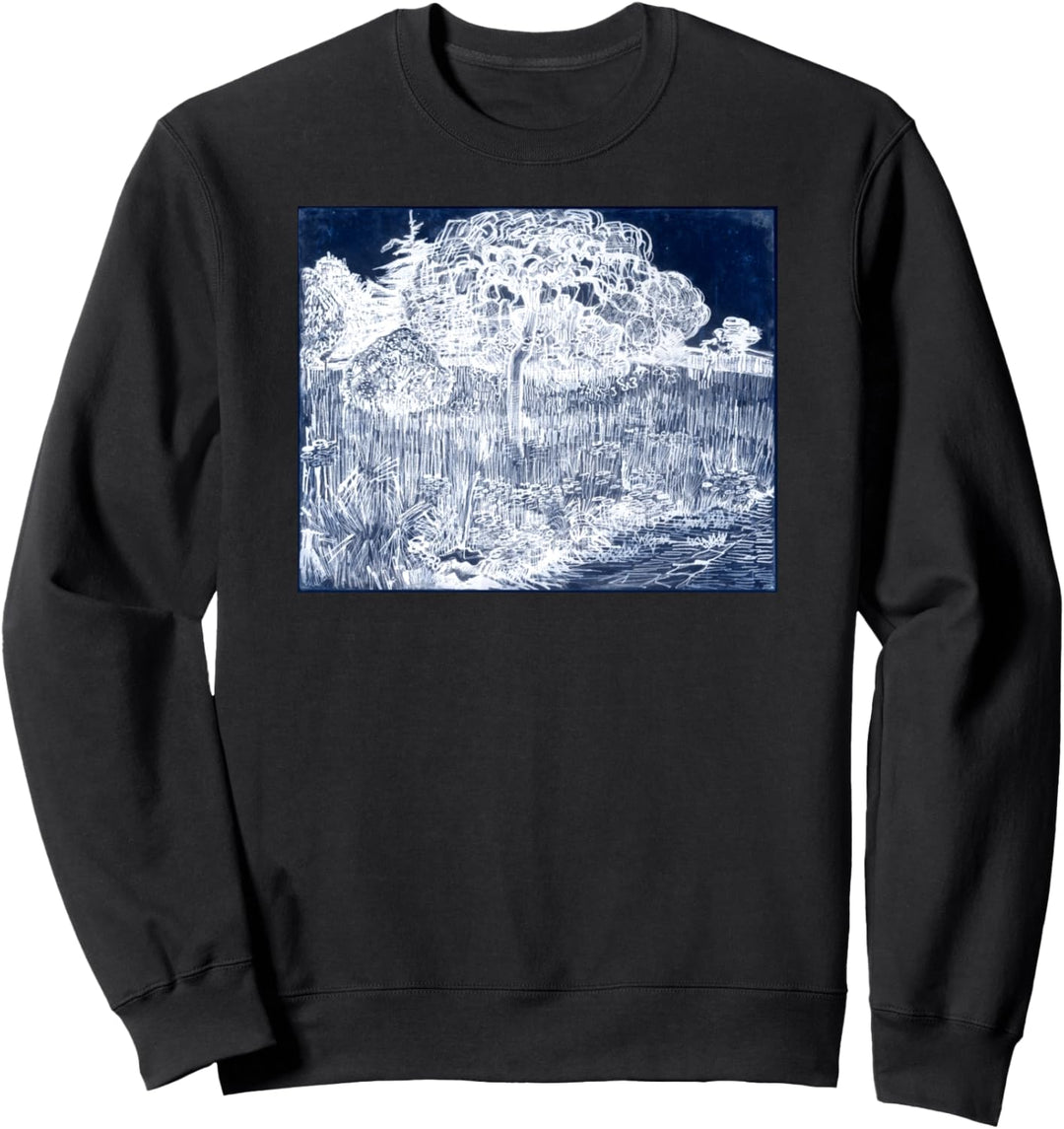 Vincent van Gogh Weeping Tree Berühmte Kunst Stilvoll Sweatshirt