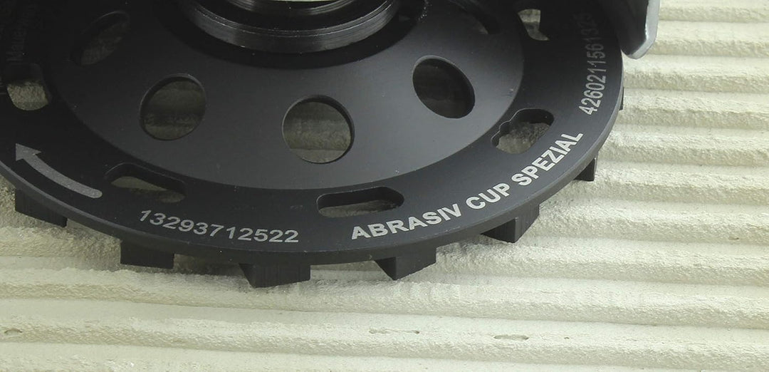 Diamant Topfschleifer ABRASIV CUP SPEZIAL 125x22,23mm für Abrasive Materialien, weicher Kalksandstei