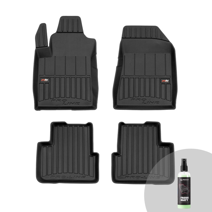 FROGUM ProLine 3D Gummimatten Exklusiven Auto Fussmatten Autofussmatten für FIAT Bravo II 2007-2014,