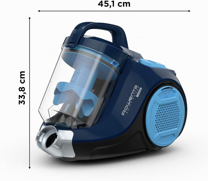 Rowenta Swift Power Cyclonic Staubsauger ohne Beutel, 900 Watt, Saugstark, Hohe Filtration, Grosse F