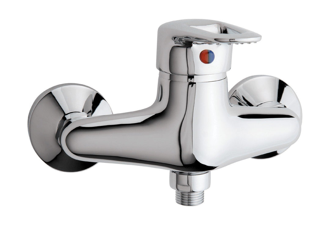 'aquaSu® Einhandmischer Luna für Brause | Chrom | Wasserhahn | Einhebelmischer, Brause