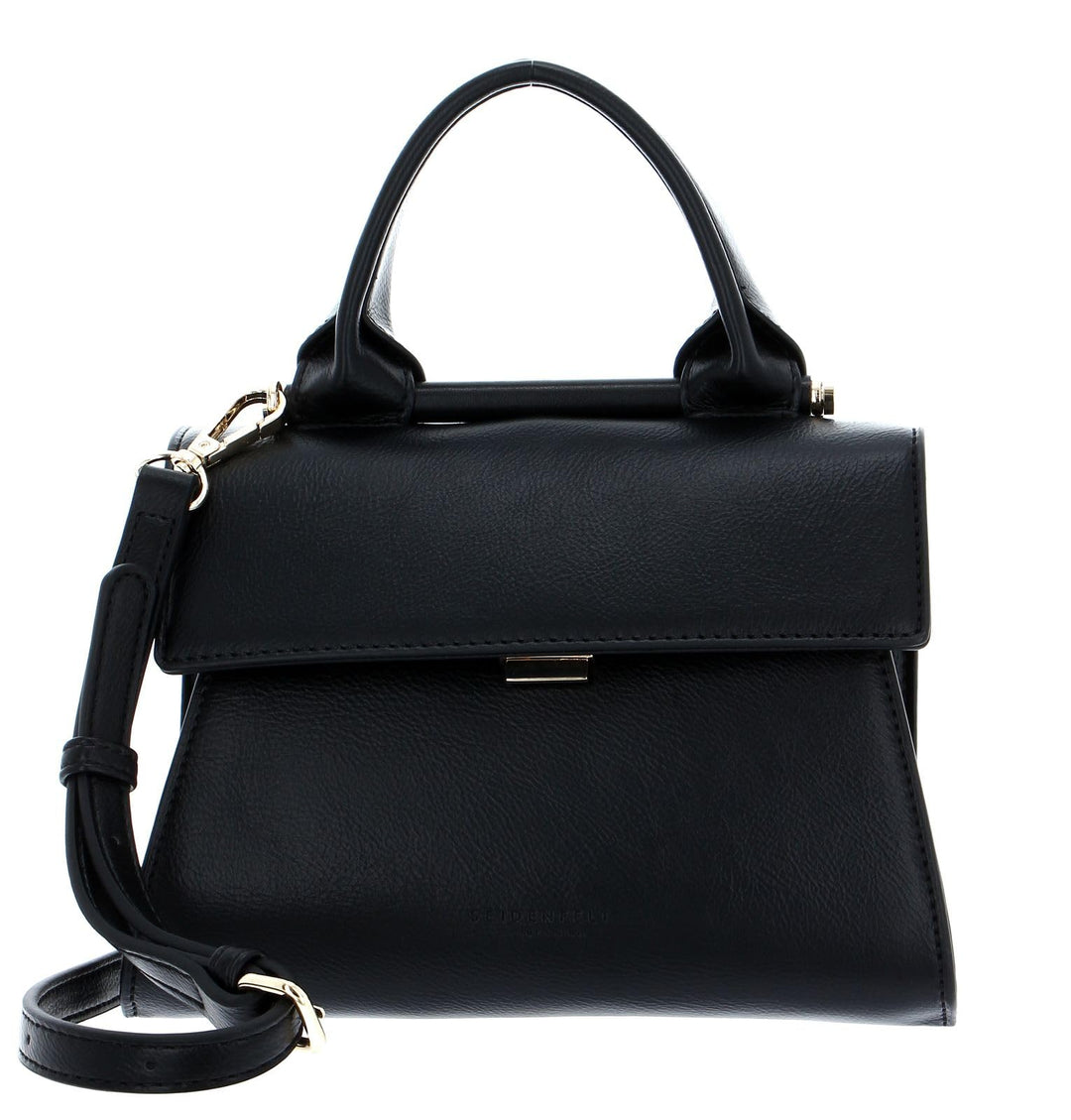 Seidenfelt Skruv Handtasche 20 cm Schwarz