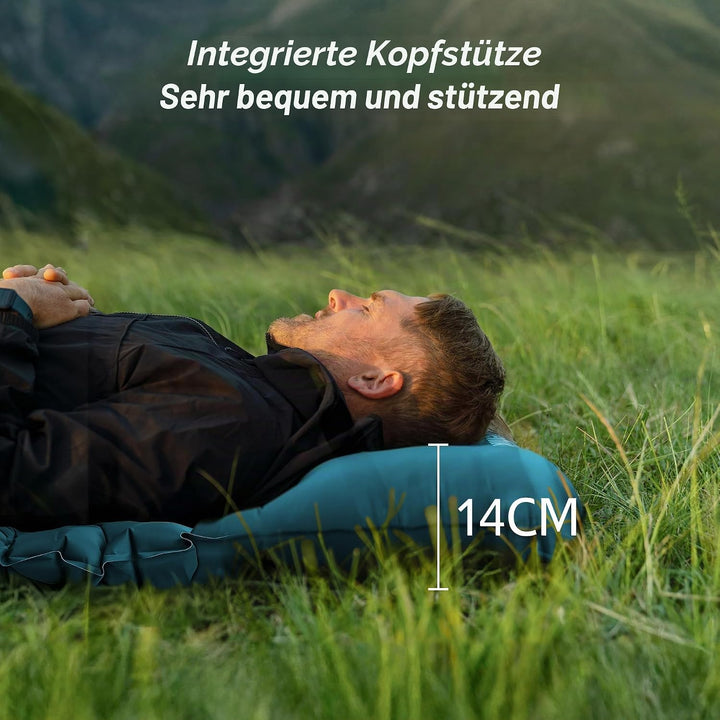 Naturehike Ultraleichte Aufblasbare isomatte - Isomatte Leicht Einzelne Schlafmatten Luftkissen Outd
