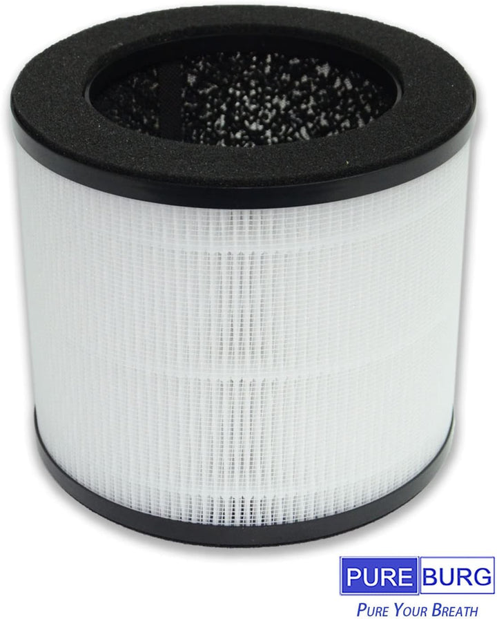 PUREBURG Ersatzfilter, kompatibel mit Himox H08 H08P Luftreinigern, 2 Stück, H13 HEPA, 4-stufige Fil