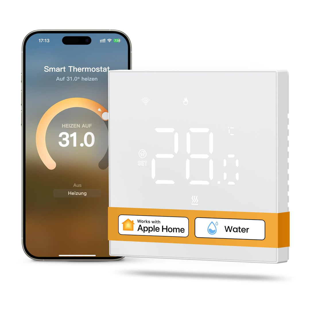 MIUCDA Smart Thermostat Matter Wasser Fussbodenheizung WiFi Raumthermostat Digital Heizungsthermosta