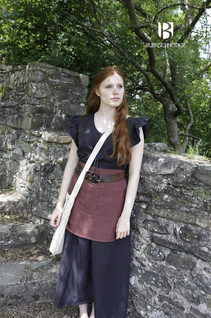 Burgschneider - Tasche Ehwaz - Kleidung für Larp, Mittelalter, Cosplay und Fantasy Hemp Einheitsgrös