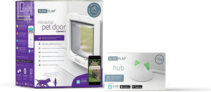 SureFlap Mikrochip Haustierklappe Connect & Hub Set