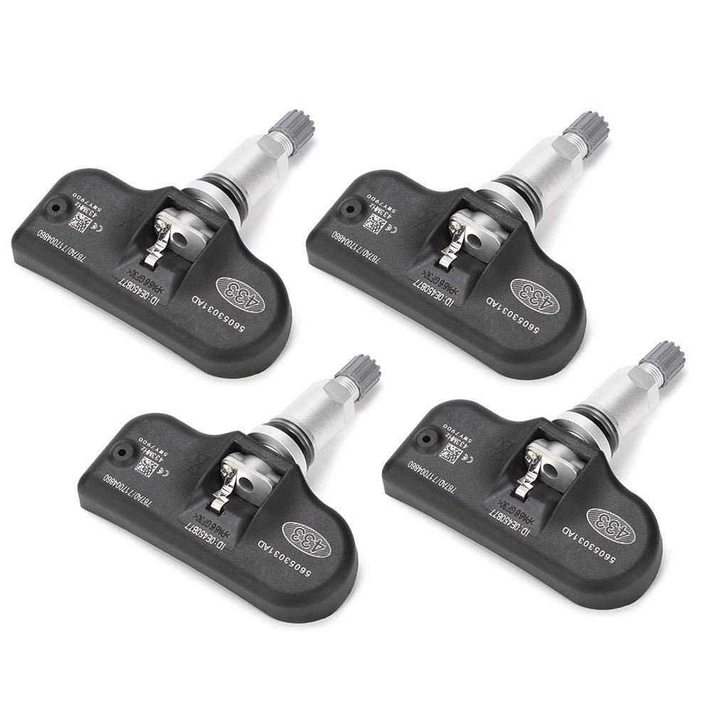 Auto Reifendrucksensor TPMS Reifendruckkontrollsystem Sensor Ersatz 4 Stück Reifendrucküberwachungss