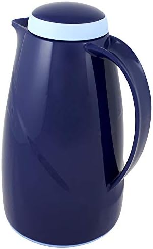 Helios Wave Isolierkanne, Kunststoff, dunkelblau, 1,5 Liter Dunkelblau 1,5 Liter, Dunkelblau 1,5 Lit