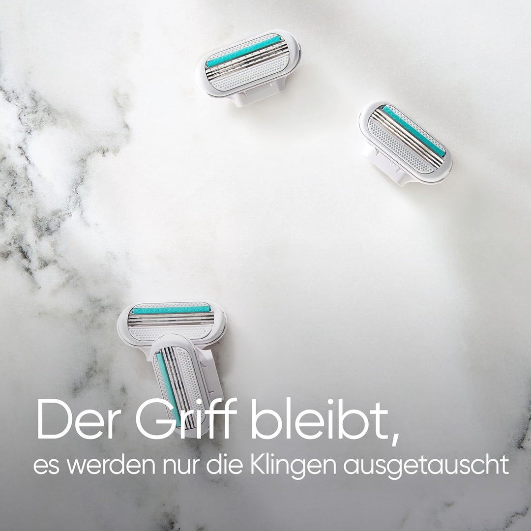 Gillette Venus Smooth Sensitive Rasierklingen für Rasierer Damen, 8 Ersatzklingen für Damenrasierer