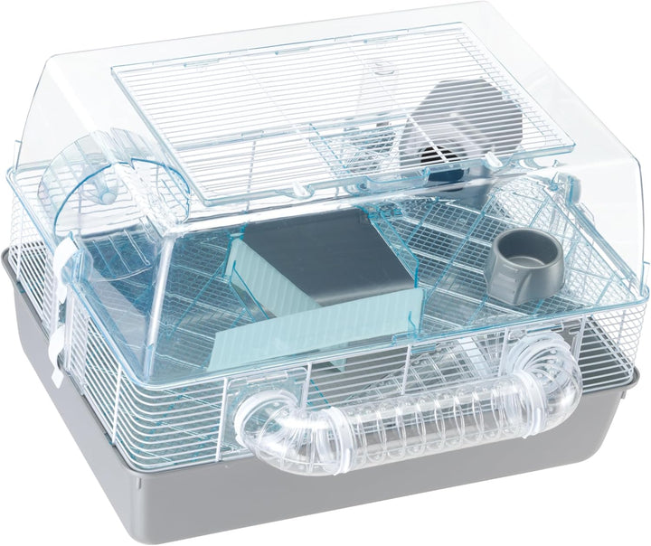 Ferplast Hamsterkäfig Kleintierkäfig, Komplettausstattung, Duna Fun, ca. 55 x 39 x 37.5 cm One size