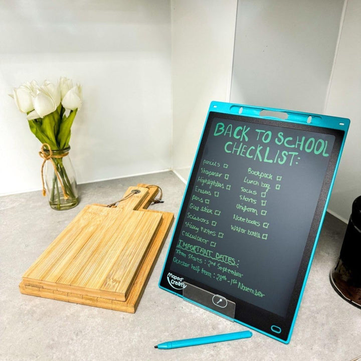 Maped Creativ Magical Board Maxi – LCD-Zeichentablett mit 30,5 cm (12 Zoll) Display + Eingabestift –
