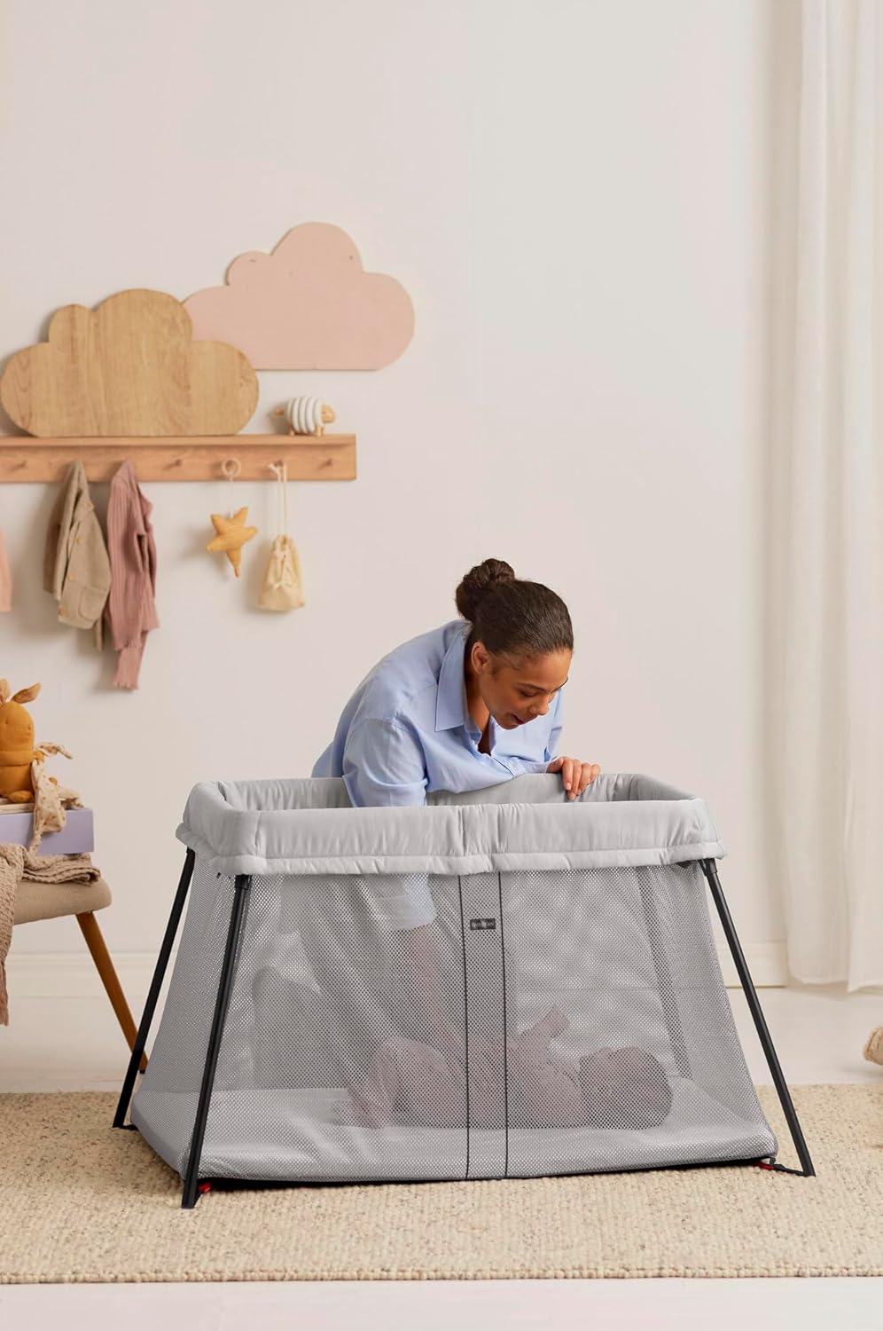 BabyBjörn Reisebett Light, Silber Reisebett Light Silber, Reisebett Light Silber