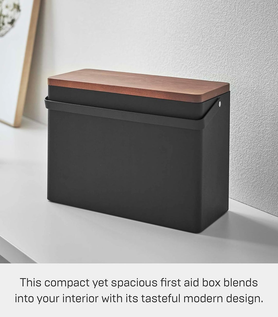YAMAZAKI Erste-Hilfe-Kasten für Nähset, Einheitsgrösse, Schwarz One Size Schwarz, One Size Schwarz