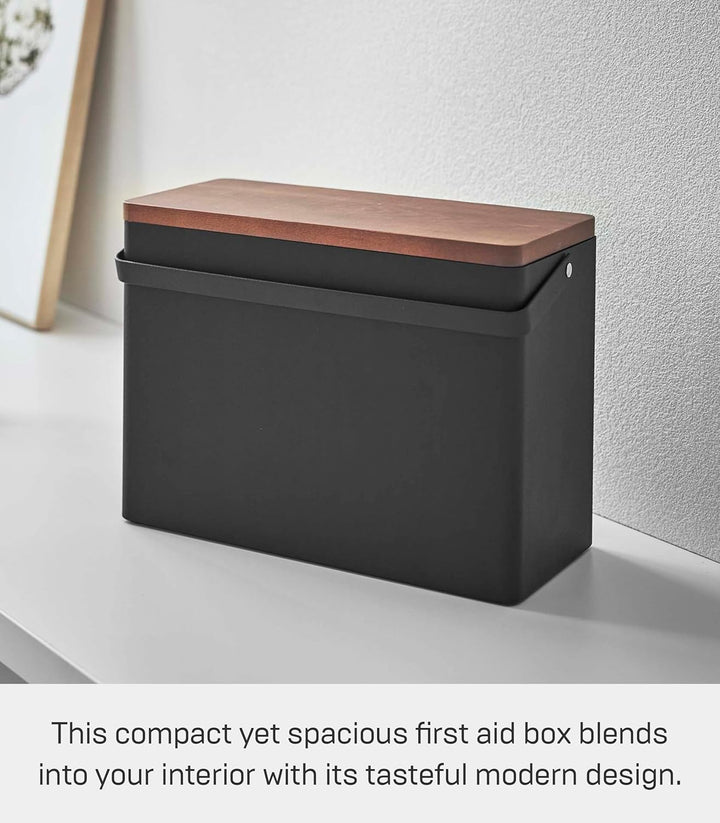 YAMAZAKI Erste-Hilfe-Kasten für Nähset, Einheitsgrösse, Schwarz One Size Schwarz, One Size Schwarz