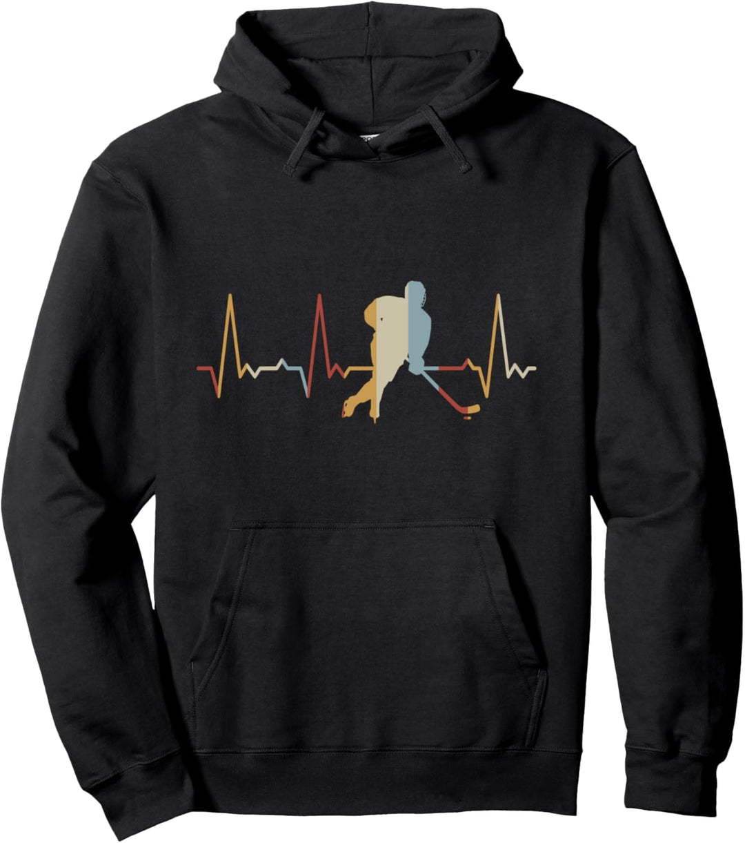 Herzschlag Eishockey Pullover Hoodie