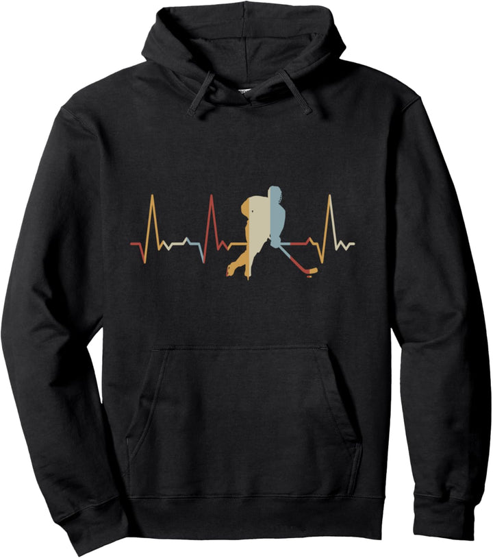 Herzschlag Eishockey Pullover Hoodie