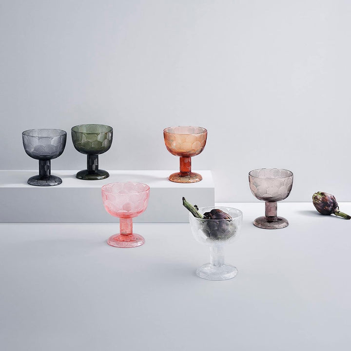 Iittala 1051296 Miranda Schale, Glas, leinen, 145mm, Leinen