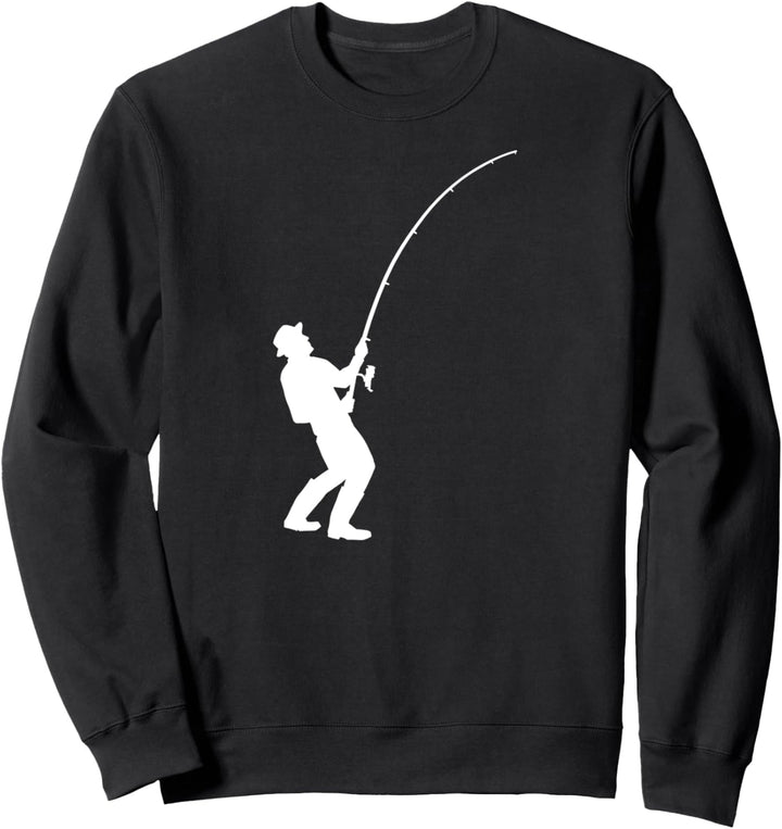 Angler mit Angel Sweatshirt